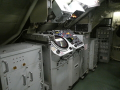 潜水艦の色々な計器ルーム