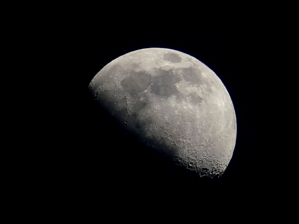 4Kの天頂に近い月齢8.5