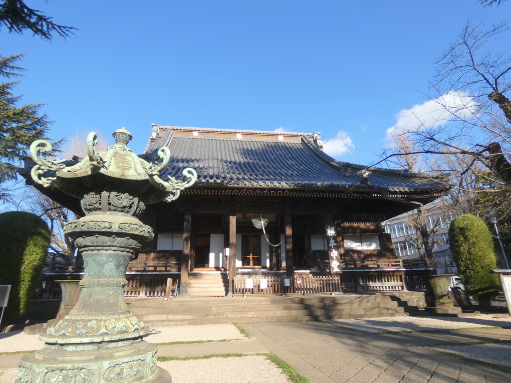 ’22新春の快晴の上野東叡山寛永寺