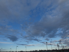 西新井橋上の雲