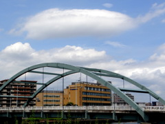 隅田川尾竹橋の雲