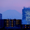 千住新橋の富士山と池袋の夜景