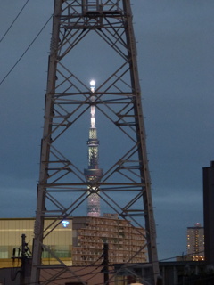 あ！重なっちゃた、東京スカイツリー