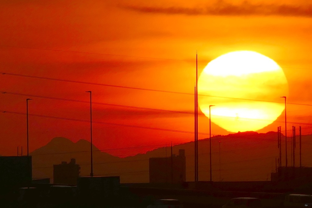 二子山から丸山方向に