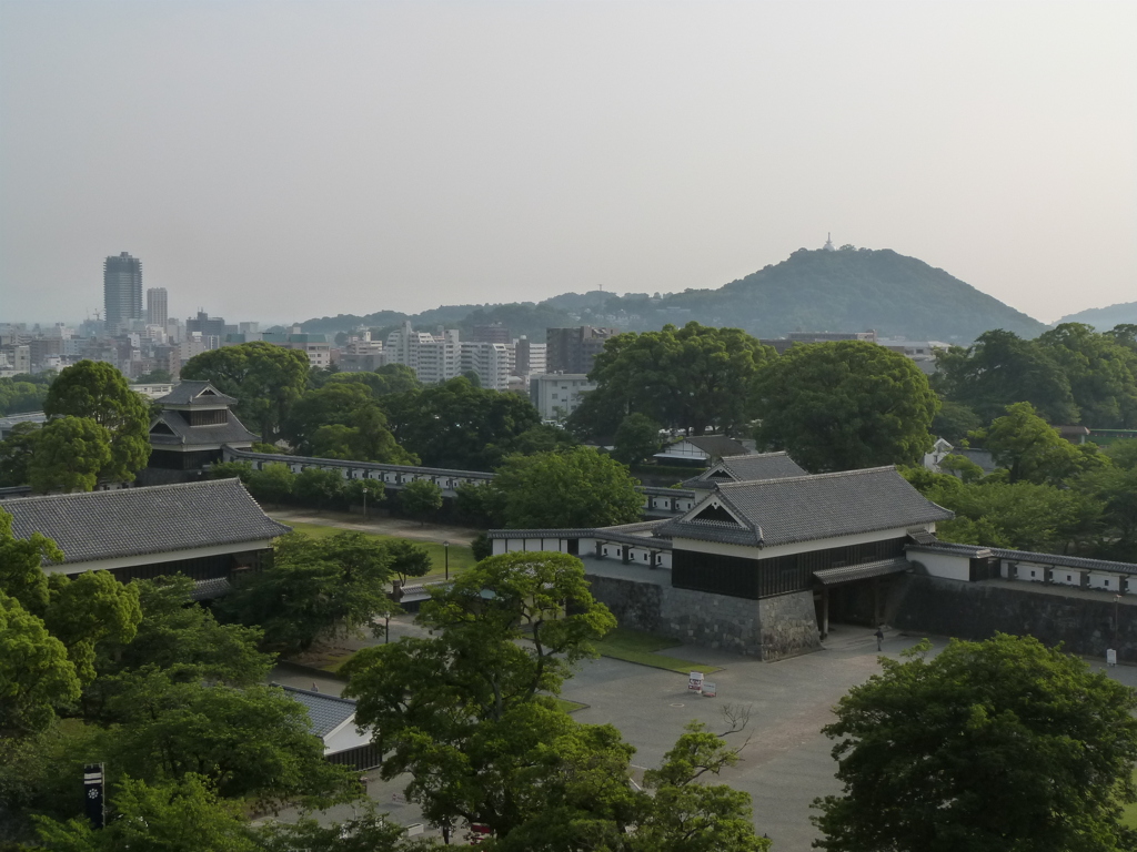 熊本城の櫓からの眺め２
