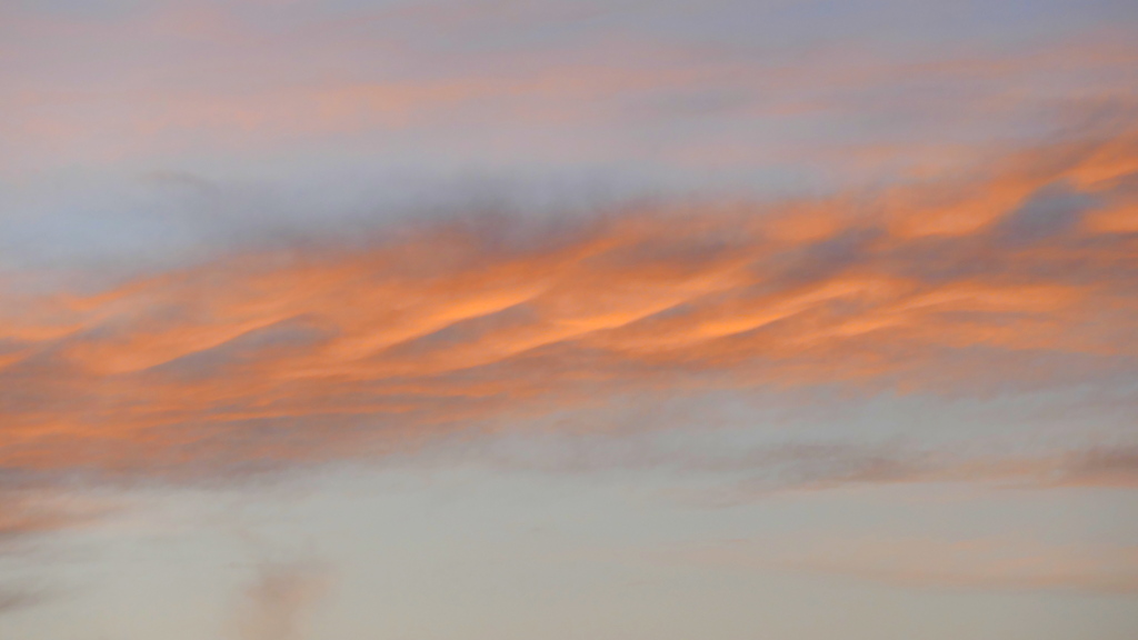 ねじねじの夕焼け雲