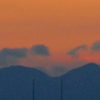 丹沢山の夕暮れ