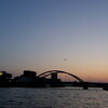隅田川尾竹橋の夕景