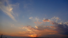 荒川の夕焼け