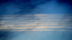断層状の雲