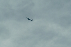 アークの中を飛行機