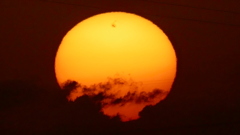 雲に入る