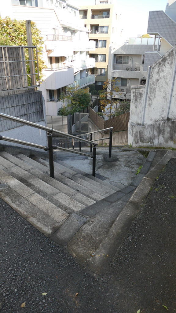 弥生のおばけかいだんうえから