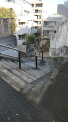 弥生のおばけかいだんうえから