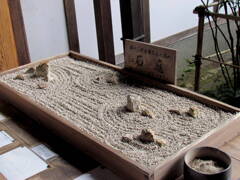 龍安寺の枯山水の模型