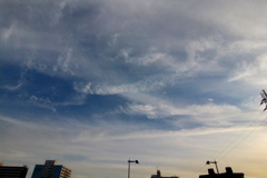 西新井橋から北の空