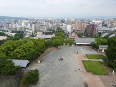 熊本城の天主からの眺め10