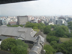 熊本城の天主からの眺め５