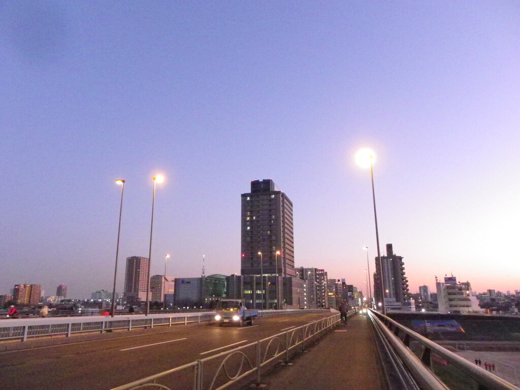 千住新橋上り方向