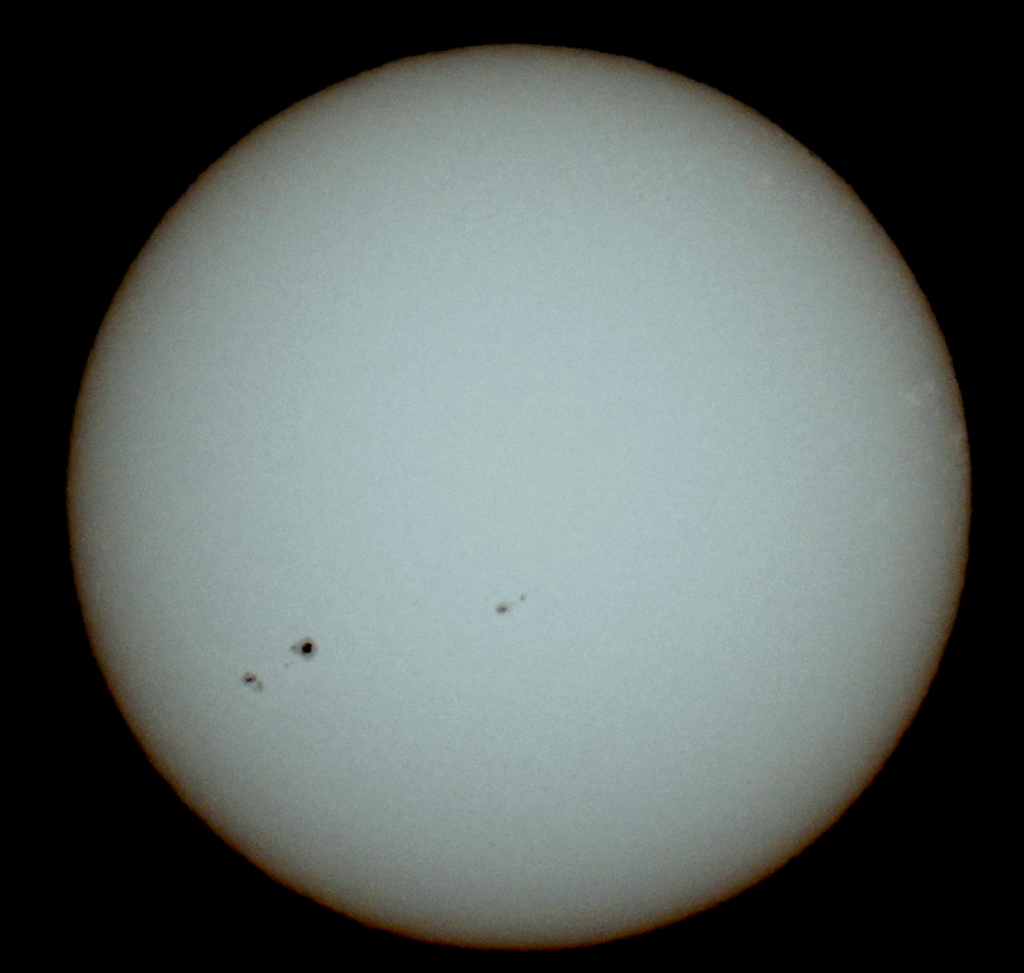 '26.1.8の大きな黒点他