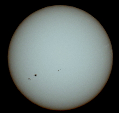 '26.1.8の大きな黒点他