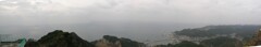 千葉の鋸山から雲海の東京湾パノラマ