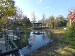 千住の柳原千草園この右横の道が金八ロード