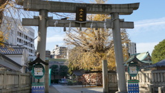 隅田川沿いの今戸神社