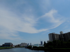 隅田川上の一反木綿