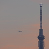 夕焼けのはるか遠くから