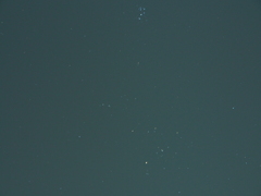 都内足立区で撮ったスバルとヒヤデス星団