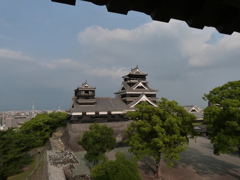 熊本城の櫓から３