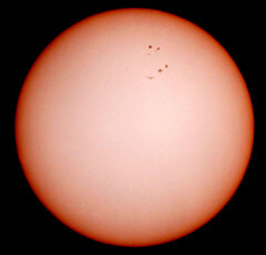 '22.11.13.10:13.の5枚を画像処理をした太陽面（薄い層雲）