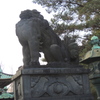 上野東照宮の右の狛犬