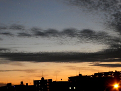 夕方のK・H波の雲