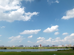 荒川の初秋の爽やかさ