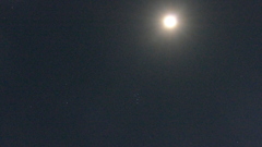 月とプレアデス星団
