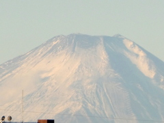 荒川土手からの富士山の表情