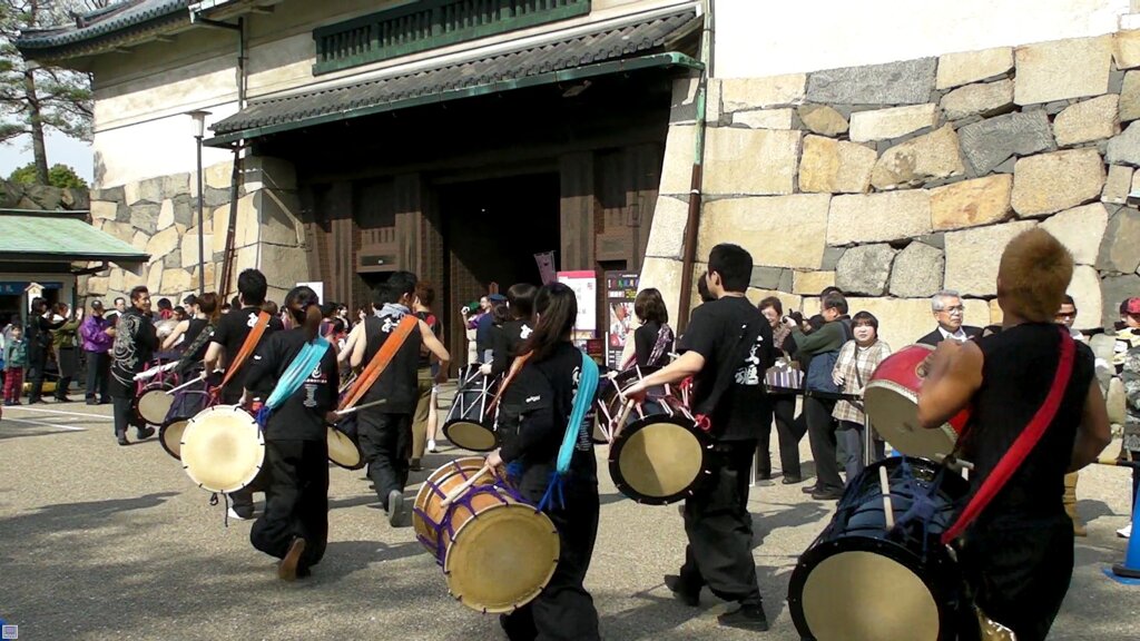 名古屋城の大手門と