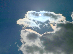 カラフルな入道雲