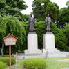 水前寺公園の有名な初代細川家像