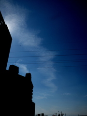 巻積雲の波状雲
