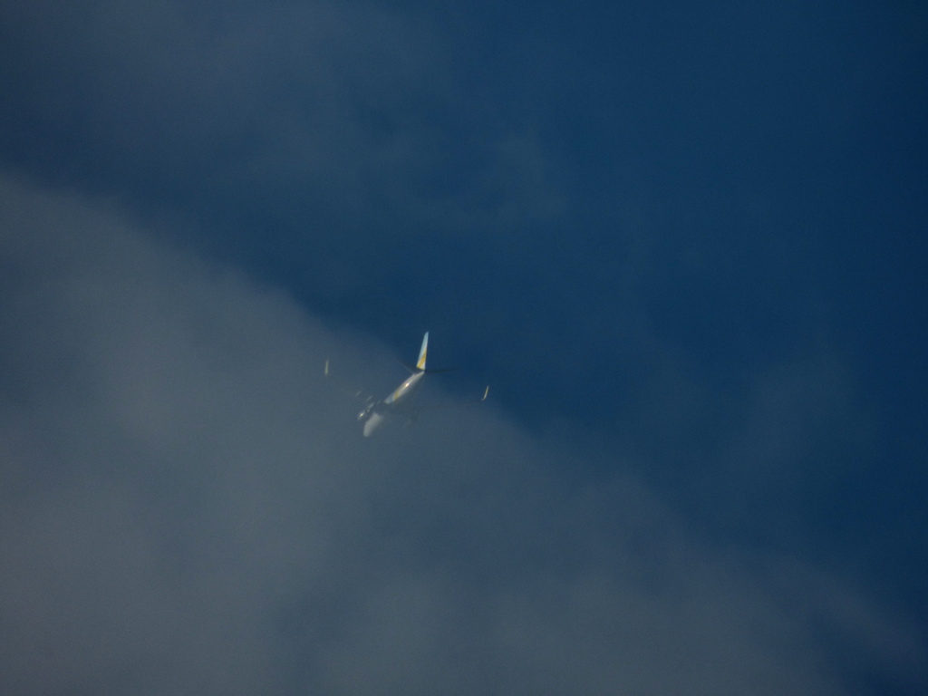 飛行機の高度の認知