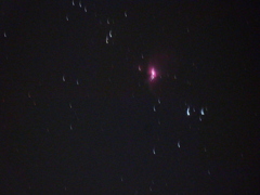 都内で、ポタ赤で、M42、撮ってみたが、失敗した。