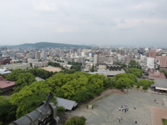 熊本城の天主からの眺め６