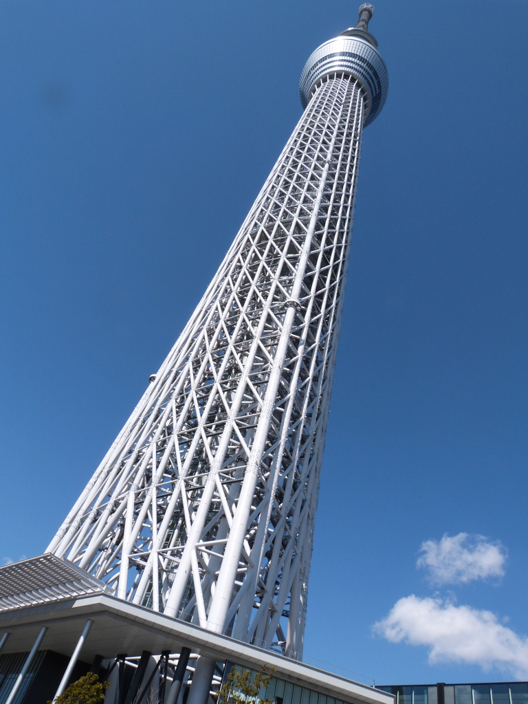 完成したの東京スカイツリーへ行ってみた