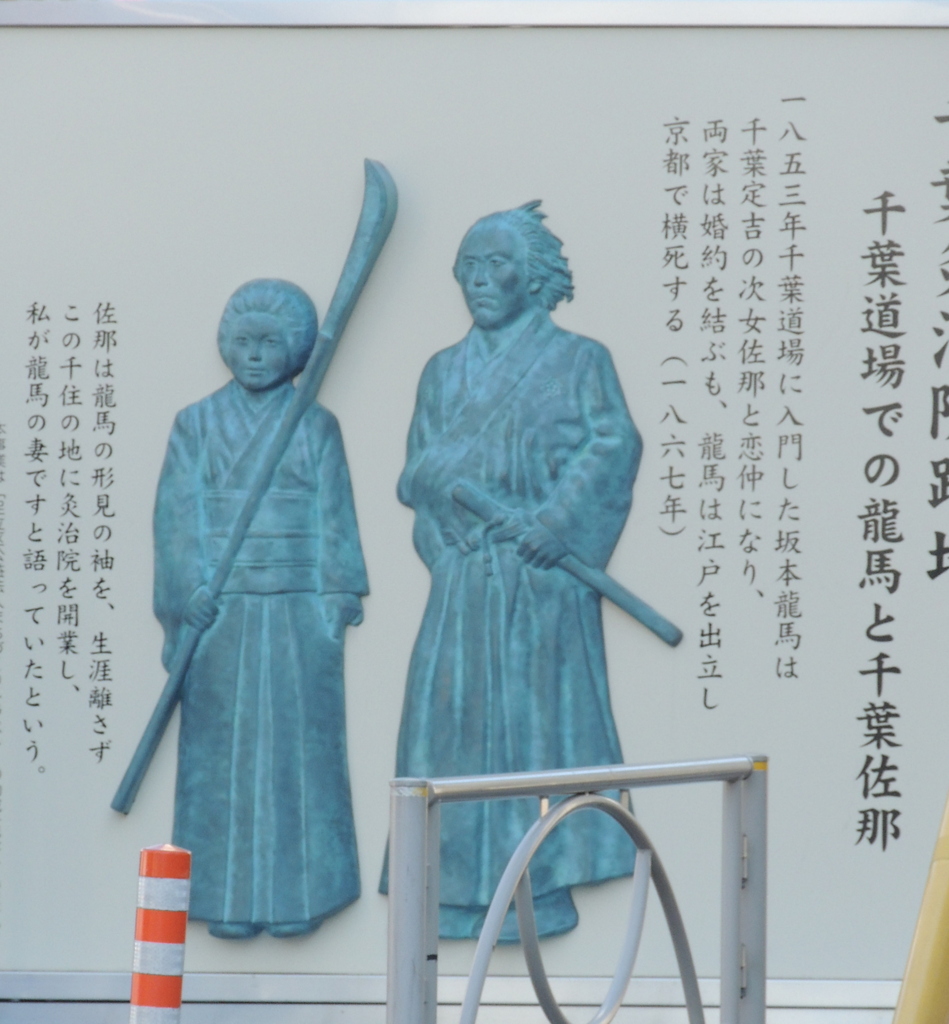 秋葉原駅近くにあった北辰一刀流の千葉道場の次女千葉佐那子の千住治療院跡地