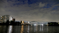 隅田川尾竹橋夜景