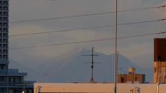 荒川土手の日光大真名子山