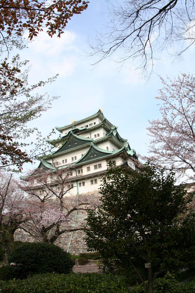 名古屋城を色々な角度でスナップ的に撮ってみた